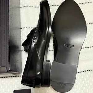 Prada | Shoes | Auth Prada Calzature Uomo Soazzolato Nero 